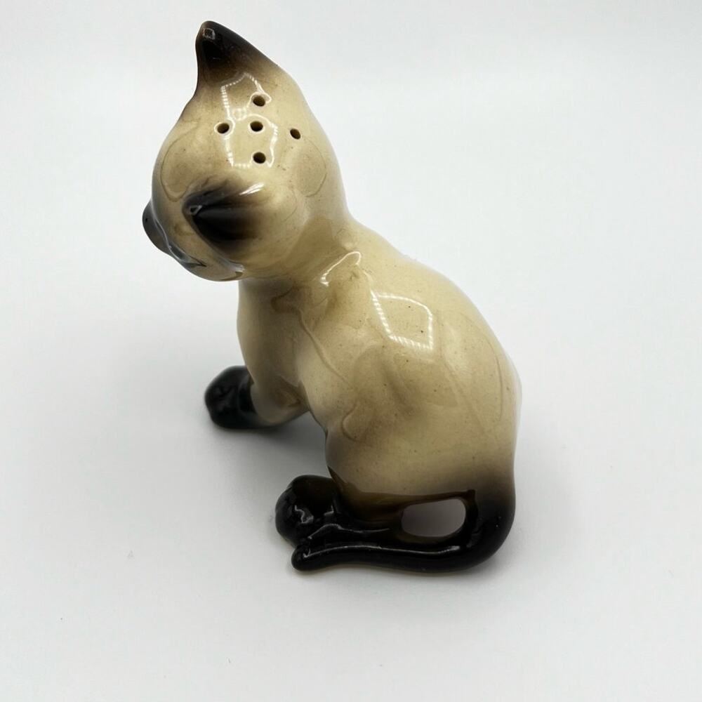 Vintage Ucagco Ceramics Japan Playful Siamese Kitten Salt Shaker Replacement - Picture 4 of 9